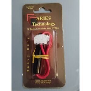 Aries Technology 12 Gauge Fuse Holder with 12" Wire - Item A-511 - Heavy Duty
